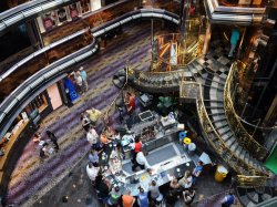 Carnival Fascination Grand Atrium Plaza picture Uploaded in 2016 Photo courtesy of Scott Sherrin. Carnival Fascination Grand Atrium Plaza picture