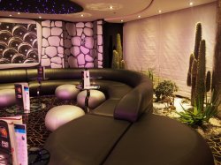 MSC Divina Black & White Lounge picture Uploaded in 2016 Photo courtesy of Steven Chan. MSC Divina Black & White Lounge picture
