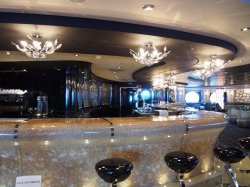 MSC Divina Black & White Lounge picture Uploaded in 2016 Photo courtesy of Steven Chan. MSC Divina Black & White Lounge picture