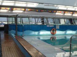 Carnival Conquest Sky Pool picture Uploaded in 2016 Photo courtesy of Carla Lenard. Carnival Conquest Sky Pool picture
