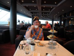 MSC Divina Top Sail Lounge picture Uploaded in 2016 Photo courtesy of Debra Groh. MSC Divina Top Sail Lounge picture