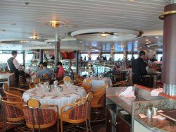 Empress of the Seas Main Dining Room picture Uploaded in 2017 Photo courtesy of Ambrosia Wilson. Empress of the Seas Main Dining Room picture