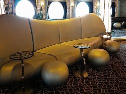 MSC Divina Black & White Lounge picture Uploaded in 2016 Photo courtesy of Meg Ryan. MSC Divina Black & White Lounge picture