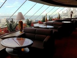 MSC Divina Top Sail Lounge picture Uploaded in 2016 Photo courtesy of Meg Ryan. MSC Divina Top Sail Lounge picture