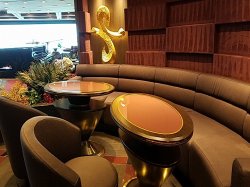 MSC Divina Top Sail Lounge picture Uploaded in 2016 Photo courtesy of Meg Ryan. MSC Divina Top Sail Lounge picture