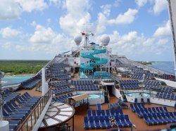 Carnival Triumph Panorama Deck picture Uploaded in 2016 Photo courtesy of Joe Brown. Carnival Triumph Panorama Deck picture