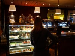 Celebrity Millennium Cafe Al Bacio picture Uploaded in 2016 Photo courtesy of Kathy Prucnal. Celebrity Millennium Cafe Al Bacio picture