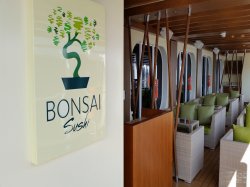 Carnival Vista Bonsai Sushi picture Uploaded in 2016 Photo courtesy of Mark Rawding. Carnival Vista Bonsai Sushi picture