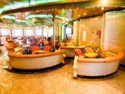 Carnival Imagination Shangri-La Lounge picture Uploaded in 2016 Photo courtesy of Bernard Hamill. Carnival Imagination Shangri-La Lounge picture