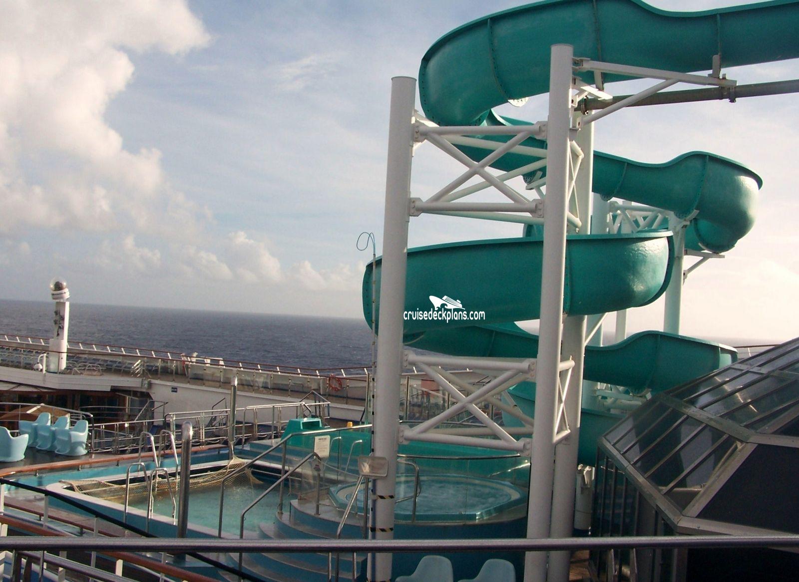 Carnival Conquest Water Slide Pictures