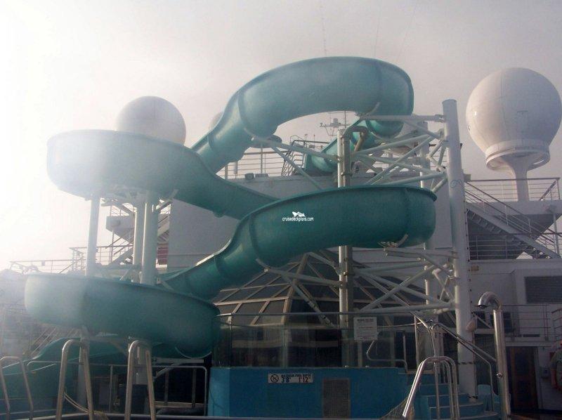 Carnival Conquest Water Slide Pictures
