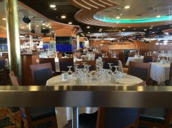 Carnival Inspiration Mardi Gras Dining Room picture Uploaded in 2016 Photo courtesy of Janet Harding. Carnival Inspiration Mardi Gras Dining Room picture