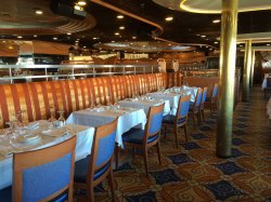 Carnival Inspiration Mardi Gras Dining Room picture Uploaded in 2016 Photo courtesy of Janet Harding. Carnival Inspiration Mardi Gras Dining Room picture