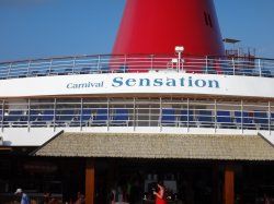 Carnival Sensation Verandah Deck picture Uploaded in 2017 Photo courtesy of Lisa Bryson. Carnival Sensation Verandah Deck picture