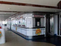 Explorer of the Seas Johnny Rockets picture Uploaded in 2017 Photo courtesy of Meg Ryan. Explorer of the Seas Johnny Rockets picture