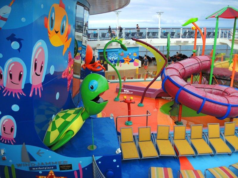 Ovation of the Seas SplashAway Bay Pictures