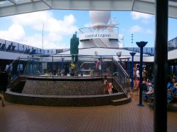 Carnival Legend Avalon Main Pool picture Uploaded in 2018 Photo courtesy of Leon Cousins. Carnival Legend Avalon Main Pool picture