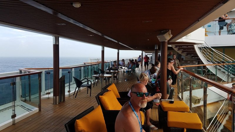 carnival cruise smoking deck