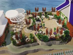 Celebrity Edge Rooftop Garden Grill picture Uploaded in 2018 Photo courtesy of Celebrity Cruises. Celebrity Edge Rooftop Garden Grill picture