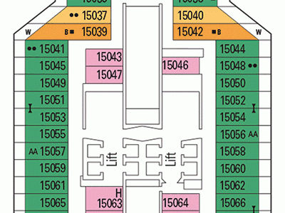 MSC Seaside Stateroom 15041