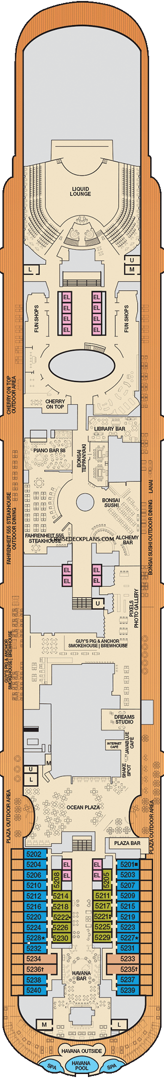 panorama cruise map