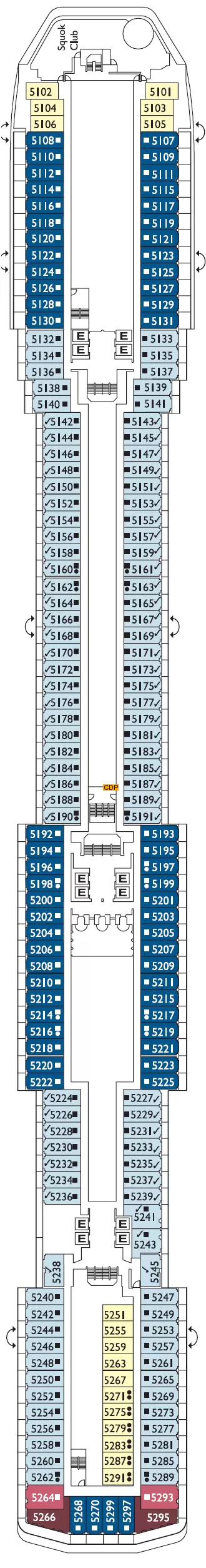 Costa Mediterranea Orfeo Deck Plans