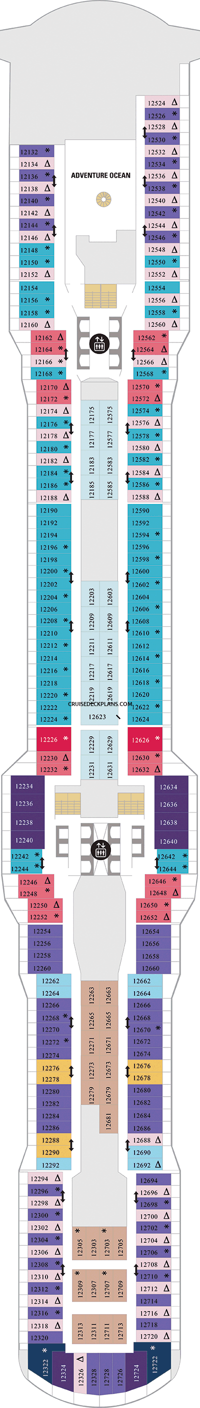 odyssey cruise ship deck plans