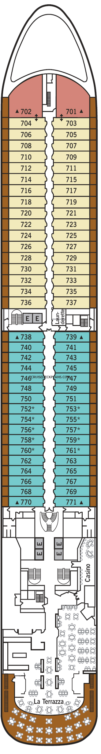 silver spirit cruise ship deck plan