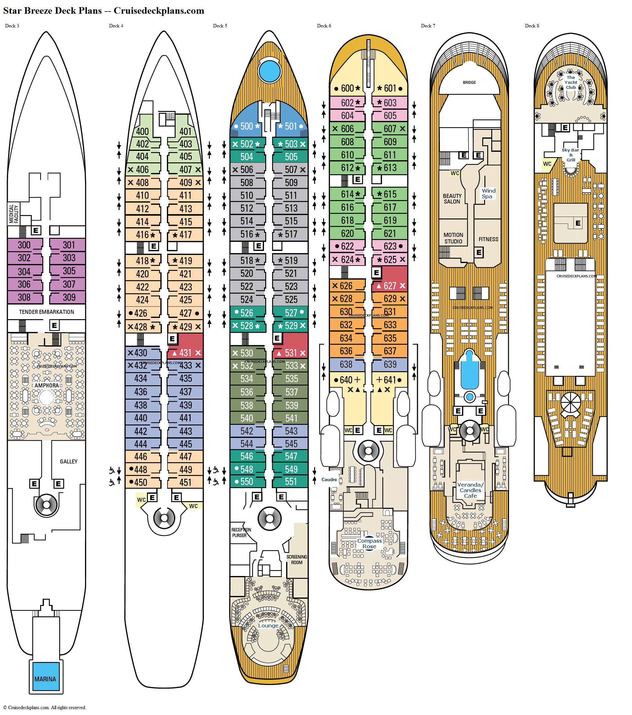 au co cruise deck plan