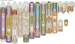 Carnival Radiance deck plans