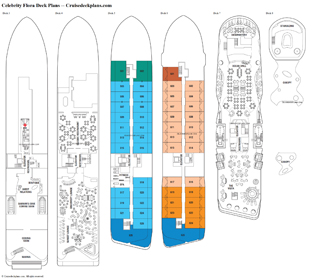 Celebrity Flora deck plans