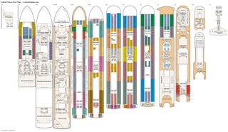 Golden Princess deck plans