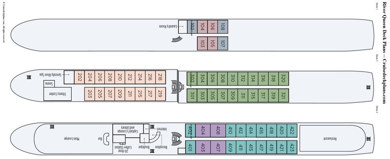 River Queen deck plans River Queen deck plans
