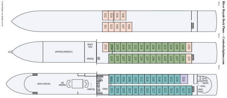 River Royale deck plans