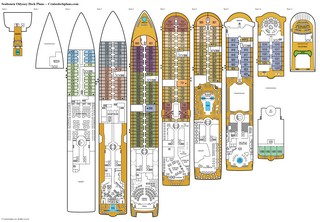 Seabourn Odyssey deck plans