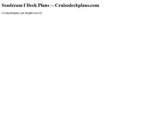 Seadream I deck plans