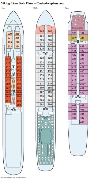 Viking Akun deck plans