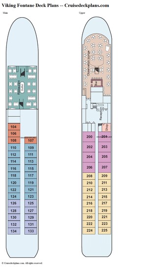 Viking Fontane deck plans