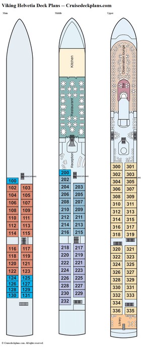 Viking Helvetia deck plans