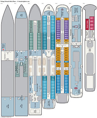 Viking Octantis deck plans