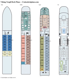 Viking Torgil deck plans