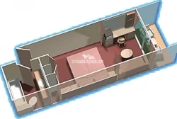 Aurora Deluxe Balcony Layout