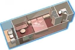 Aurora Deluxe Balcony Layout