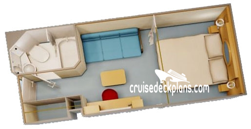 Disney Fantasy Interior cabin floor plan Disney Fantasy Interior cabin floor plan