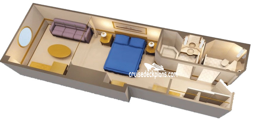 Disney Magic Oceanview cabin floor plan Disney Magic Oceanview cabin floor plan