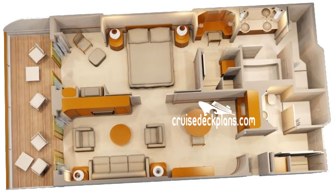 Disney Magic One Bedroom Suite cabin floor plan Disney Magic One Bedroom Suite cabin floor plan