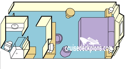 Emerald Princess Oceanview cabin floor plan Emerald Princess Oceanview cabin floor plan