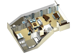 Celebrity Eclipse Penthouse Suite Layout