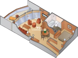 Celebrity Suite floor layout