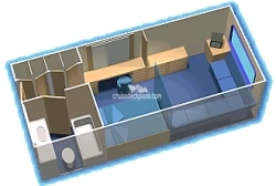 Celebrity Galaxy Family Oceanview Layout